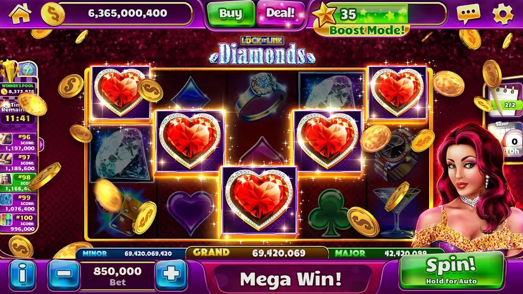 Jackpot Party Casino Slots (Джекпот Пати)  [МОД Много монет] Screenshot 5