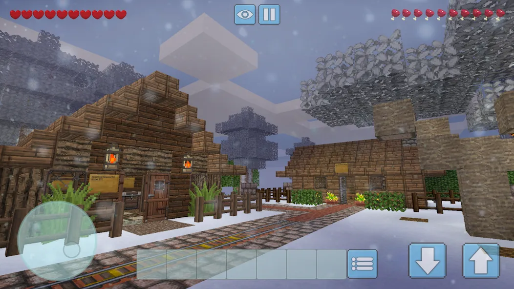 Winter Craft - Block Craft (Винтер Крафт)  [МОД Меню] Screenshot 1