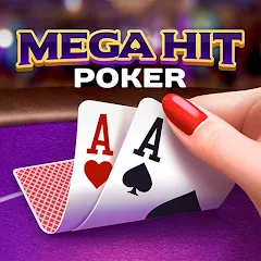 Взлом Mega Hit Poker: Texas Holdem (Мега Хит Покер)  [МОД Unlimited Money] - полная версия apk на Андроид