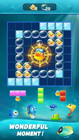 Block Ocean 1010 Puzzle Games (Блок Океан 1010 Головоломки)  [МОД Unlocked] Screenshot 4