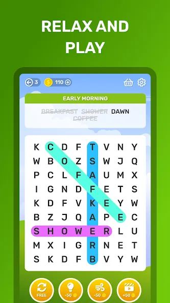 Word Search Puzzle Game  [МОД Unlimited Money] Screenshot 5