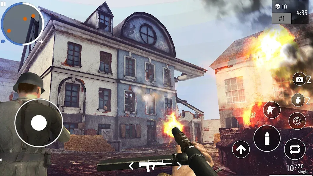 World War 2 Shooter offline (Мировая война 2 Стрелок)  [МОД Все открыто] Screenshot 1