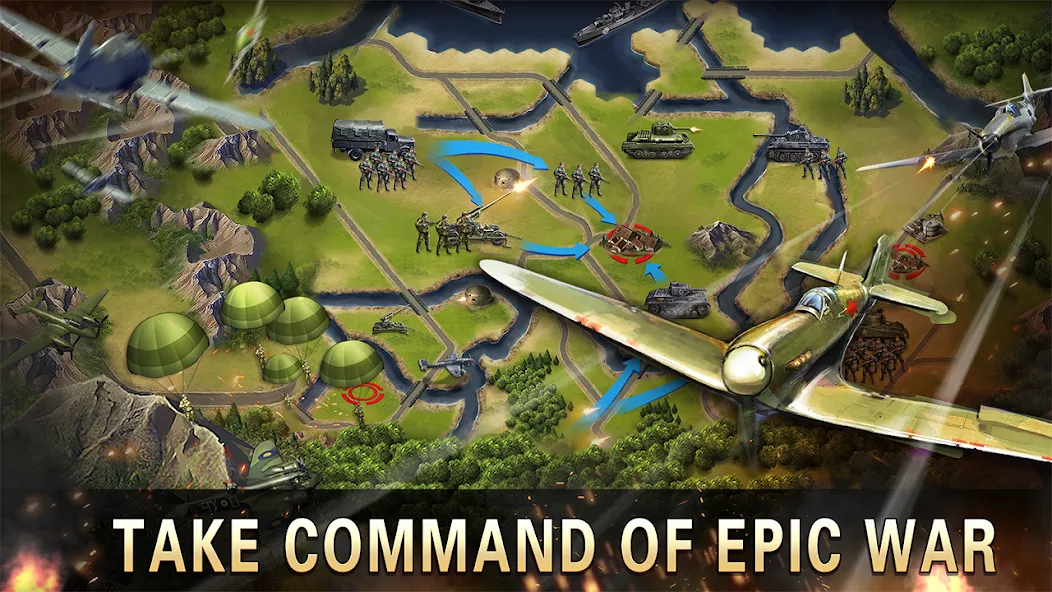 World War 2:WW2 Strategy Games (Вторая мировая война)  [МОД Меню] Screenshot 5