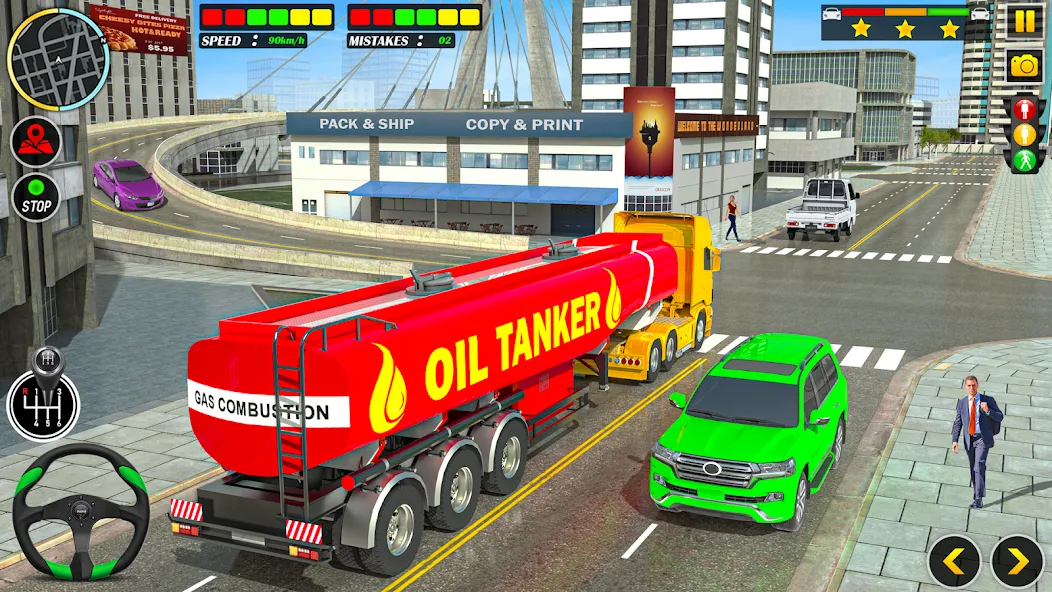 Offroad Oil Tanker Truck Games (Оффроуд Игры на машинецистерне для нефти)  [МОД Много монет] Screenshot 2