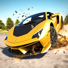 Скачать взлом Car Crash: 3D Mega Demolition (Кар краш)  [МОД Menu] - полная версия apk на Андроид