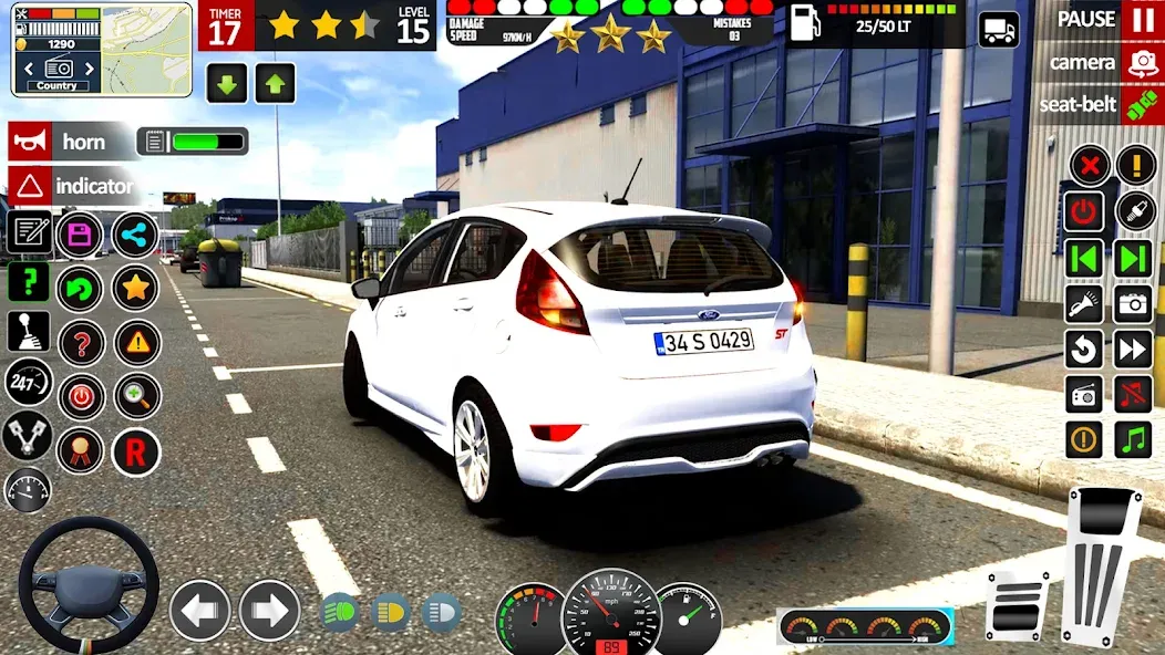 School Car Game 3d Car Driving  [МОД Меню] Screenshot 3