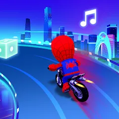 Взломанная Beat Racing:Car&Music game (Бит Кар Гонки игра музыки )  [МОД Много денег] - полная версия apk на Андроид