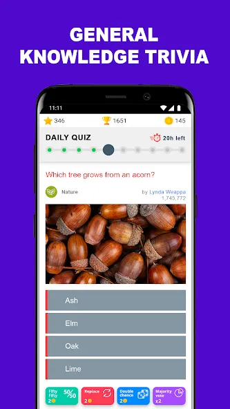 QuizzClub. Quiz & Trivia game (КвиззКлуб)  [МОД Unlimited Money] Screenshot 1