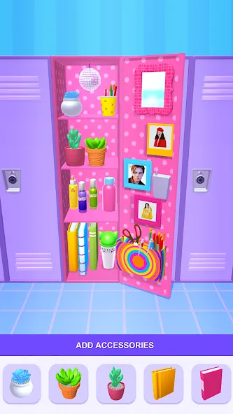 DIY Locker 3D (ДИУАЙ Локер 3Д)  [МОД Menu] Screenshot 1