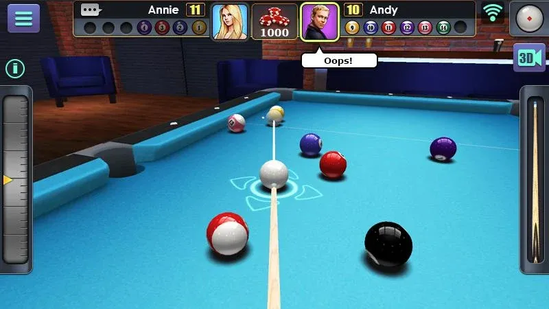 3D Pool Ball  [МОД Много монет] Screenshot 1