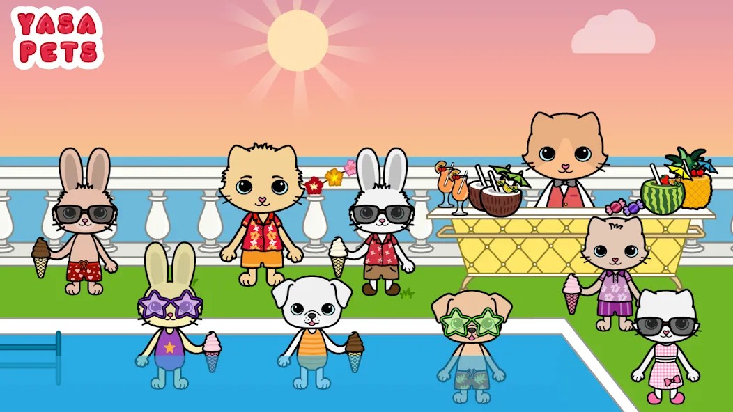 Yasa Pets Vacation (Яса Петс Вакейшн)  [МОД Меню] Screenshot 3