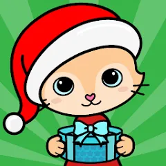 Взломанная Yasa Pets Christmas (Яса Петс Кристмас)  [МОД Меню] - стабильная версия apk на Андроид