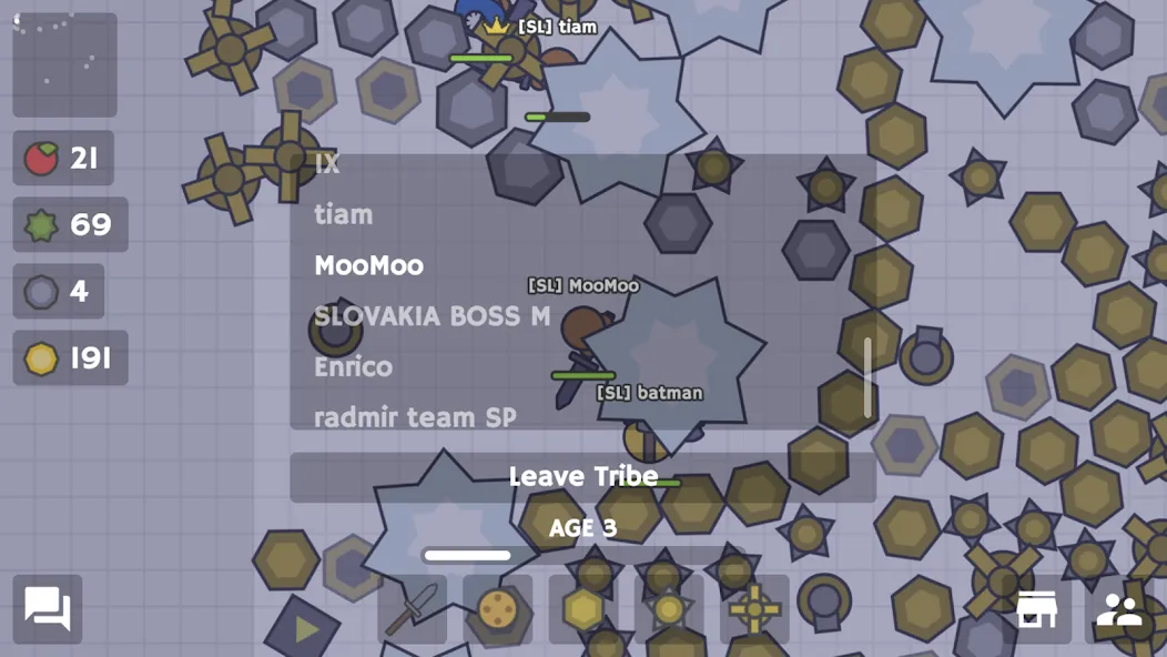 MooMoo.io (Official)  [МОД Много монет] Screenshot 5