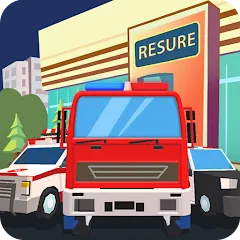 Скачать взломанную Idle Rescue Tycoon (Айдл Рескью Тайкун)  [МОД Menu] - стабильная версия apk на Андроид