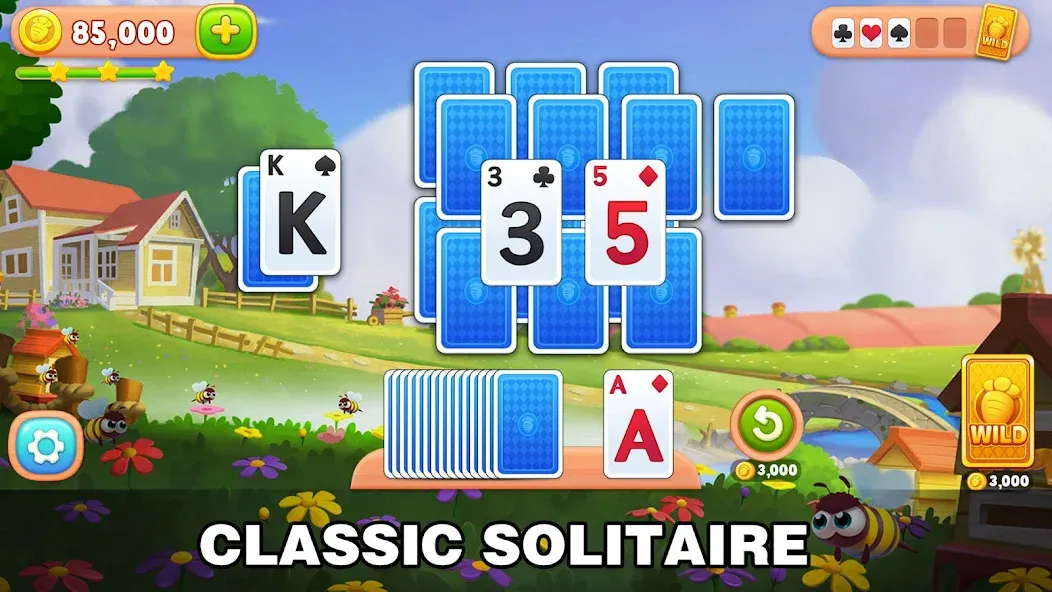 Solitaire Farm: Card Games (Соляр Фарм)  [МОД Menu] Screenshot 1