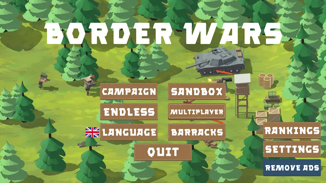 Border Wars: Army Simulator  [МОД Mega Pack] Screenshot 1