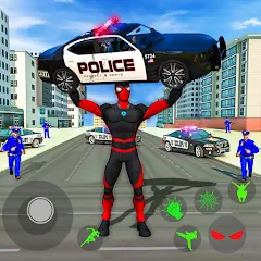 Скачать взлом Spider Miami Rope Hero Ninja  [МОД Бесконечные деньги] - стабильная версия apk на Андроид