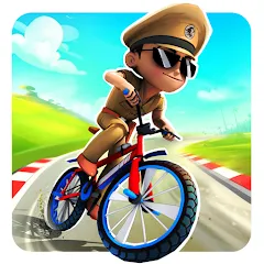 Взлом Little Singham Cycle Race (Литл Сингам Велосипедная Гонка)  [МОД Бесконечные деньги] - последняя версия apk на Андроид