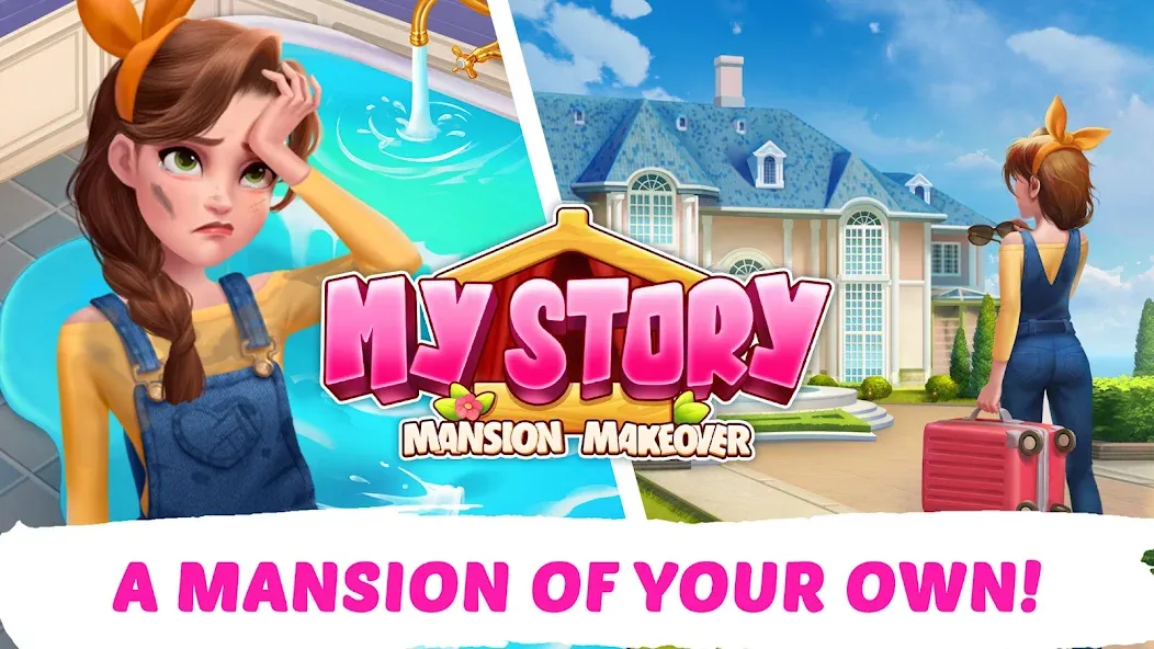 My Story - Mansion Makeover  [МОД Много монет] Screenshot 1