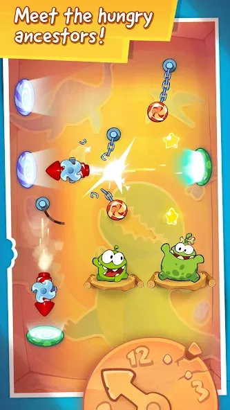 Cut the Rope: Time Travel (Сат зе Роуп)  [МОД Unlocked] Screenshot 4