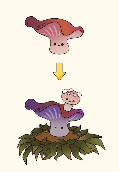 Mushroom Stories Clicker  [МОД Много монет] Screenshot 2