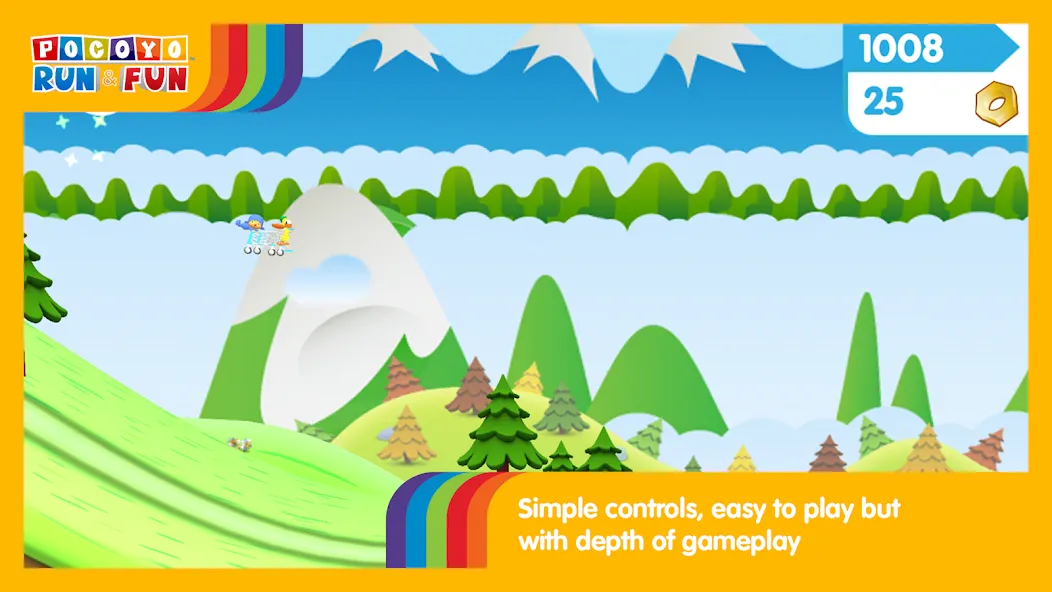 Pocoyo Run & Fun: Cartoon Jump  [МОД Бесконечные деньги] Screenshot 3