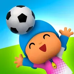 Скачать взлом Talking Pocoyo Football  [МОД Бесконечные монеты] - последняя версия apk на Андроид