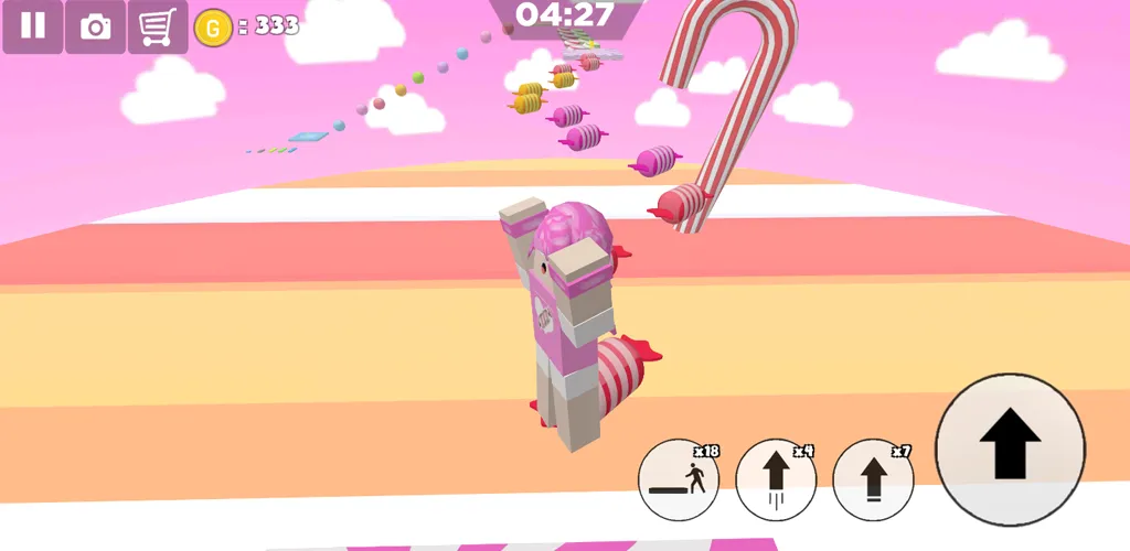 Candy Parkour Sweet girl (Кенди Паркур Свит грл)  [МОД Mega Pack] Screenshot 5