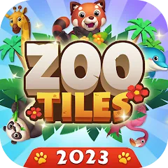 Взлом Zoo Tile - Match Puzzle Game (Зу Тайл)  [МОД Все открыто] - стабильная версия apk на Андроид