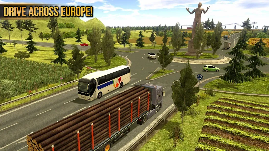 Truck Simulator : Europe  [МОД Много монет] Screenshot 3