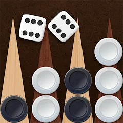 Скачать взломанную Backgammon Plus - Board Game (Бэкгаммон Плюс)  [МОД Бесконечные монеты] - последняя версия apk на Андроид