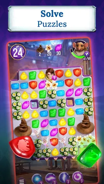 Harry Potter: Puzzles & Spells  [МОД Unlimited Money] Screenshot 1