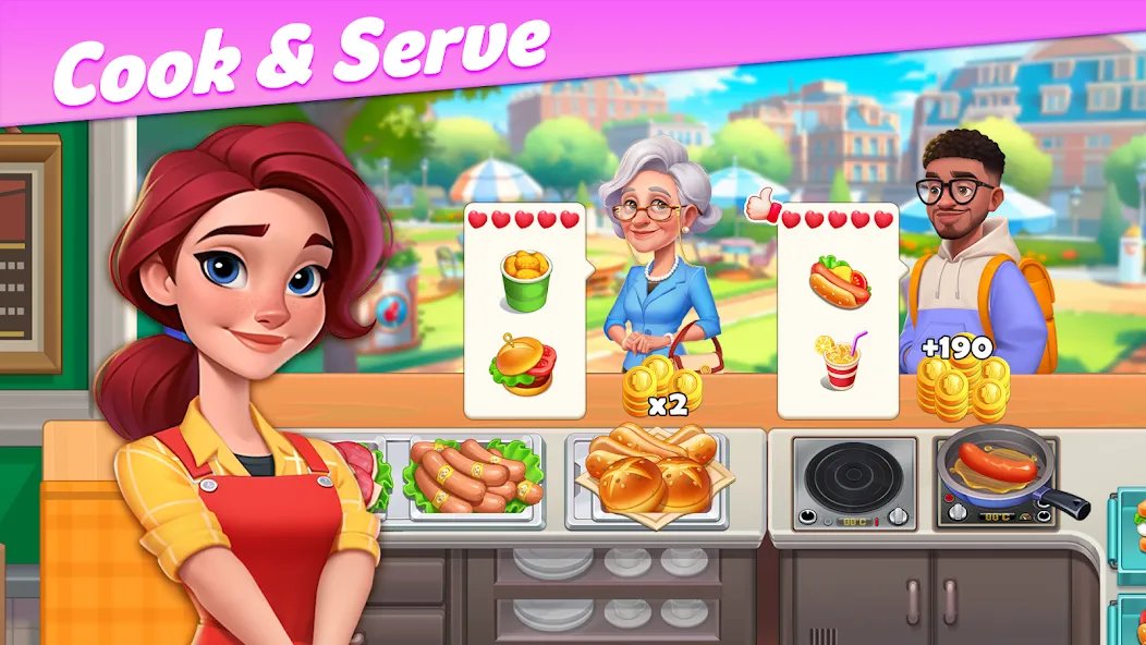 Restaurant Rescue - Food Games (Ресторанный спасатель)  [МОД Unlocked] Screenshot 4