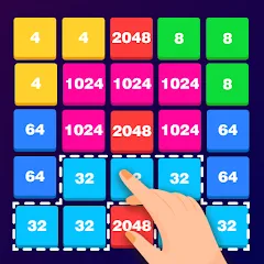 Взломанная 2248 Number block puzzle 2048 (Две тысячи двести сорок восемь)  [МОД Меню] - полная версия apk на Андроид