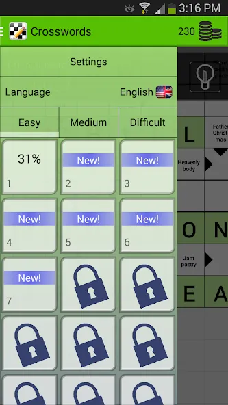 Crosswords  [МОД Все открыто] Screenshot 2