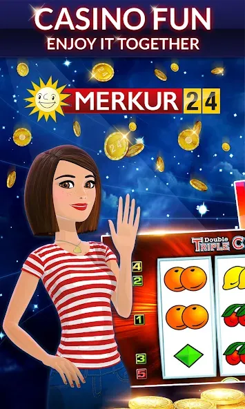 Merkur24 – Slots & Casino (Меркур24 Казино)  [МОД Все открыто] Screenshot 1