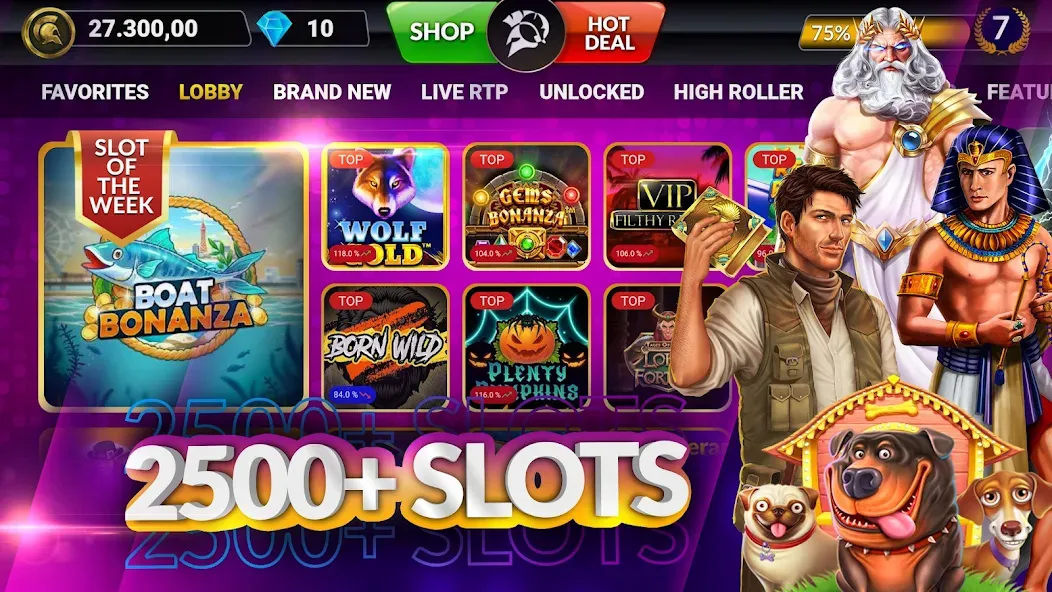 SpinArena Online Casino Slots (СпинАрена Онлайн Казино Слоты)  [МОД Меню] Screenshot 1