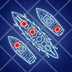 Скачать взломанную Fleet Battle - Sea Battle  [МОД Меню] - полная версия apk на Андроид