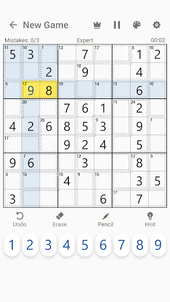 Killer Sudoku - Sudoku Puzzles  [МОД Меню] Screenshot 1