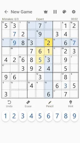 Killer Sudoku - Sudoku Puzzles  [МОД Меню] Screenshot 2