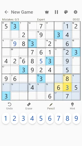 Killer Sudoku - Sudoku Puzzles  [МОД Меню] Screenshot 3