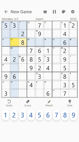 Killer Sudoku - Sudoku Puzzles  [МОД Меню] Screenshot 5