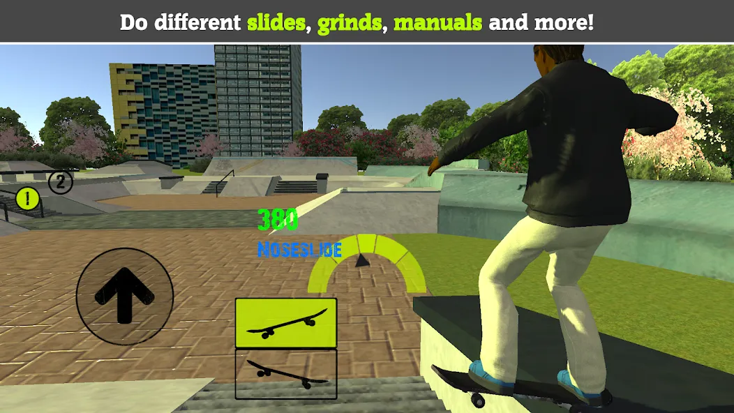 Skateboard FE3D 2 (Скейтборд 3D 2)  [МОД Все открыто] Screenshot 1