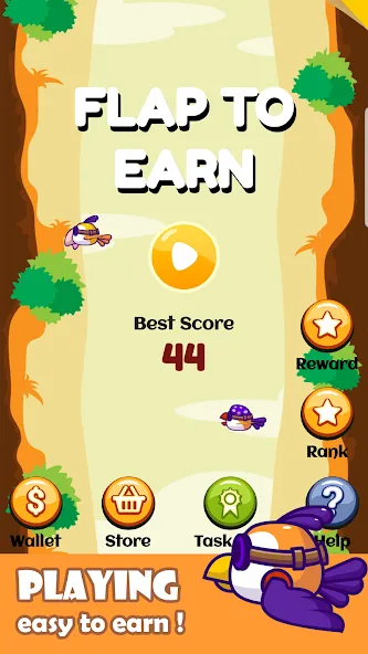 Flap To Earn (Флап Ту Ирн)  [МОД Много денег] Screenshot 5