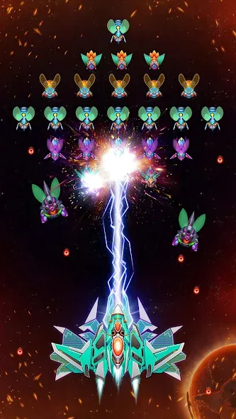 Galaxy Attack - Alien Shooter (Гэлэкси аттак)  [МОД Меню] Screenshot 1