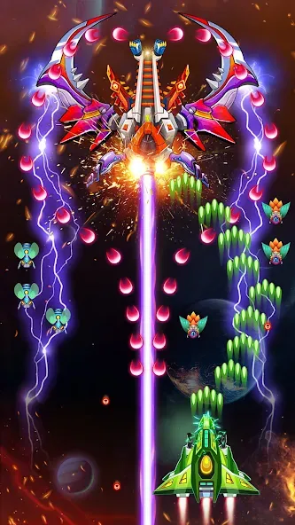 Galaxy Attack - Alien Shooter (Гэлэкси аттак)  [МОД Меню] Screenshot 3