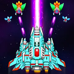 Взломанная Galaxy Attack - Alien Shooter (Гэлэкси аттак)  [МОД Меню] - стабильная версия apk на Андроид