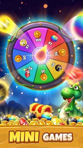 Bubble Shooter Primitive Eggs (Бабл Шутер Примитивные Яйца)  [МОД Menu] Screenshot 1