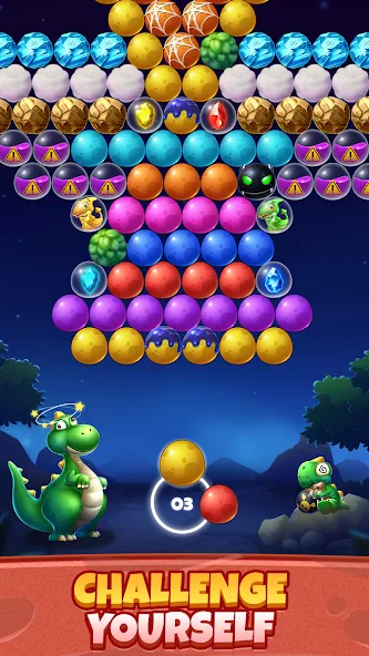 Bubble Shooter Primitive Eggs (Бабл Шутер Примитивные Яйца)  [МОД Menu] Screenshot 5