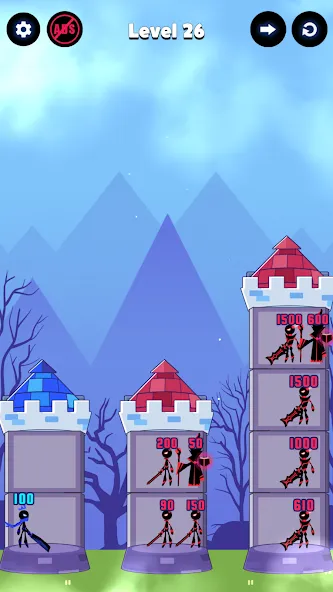 Hero Castle War: Tower Attack (Хиро Касл Вар)  [МОД Mega Pack] Screenshot 4